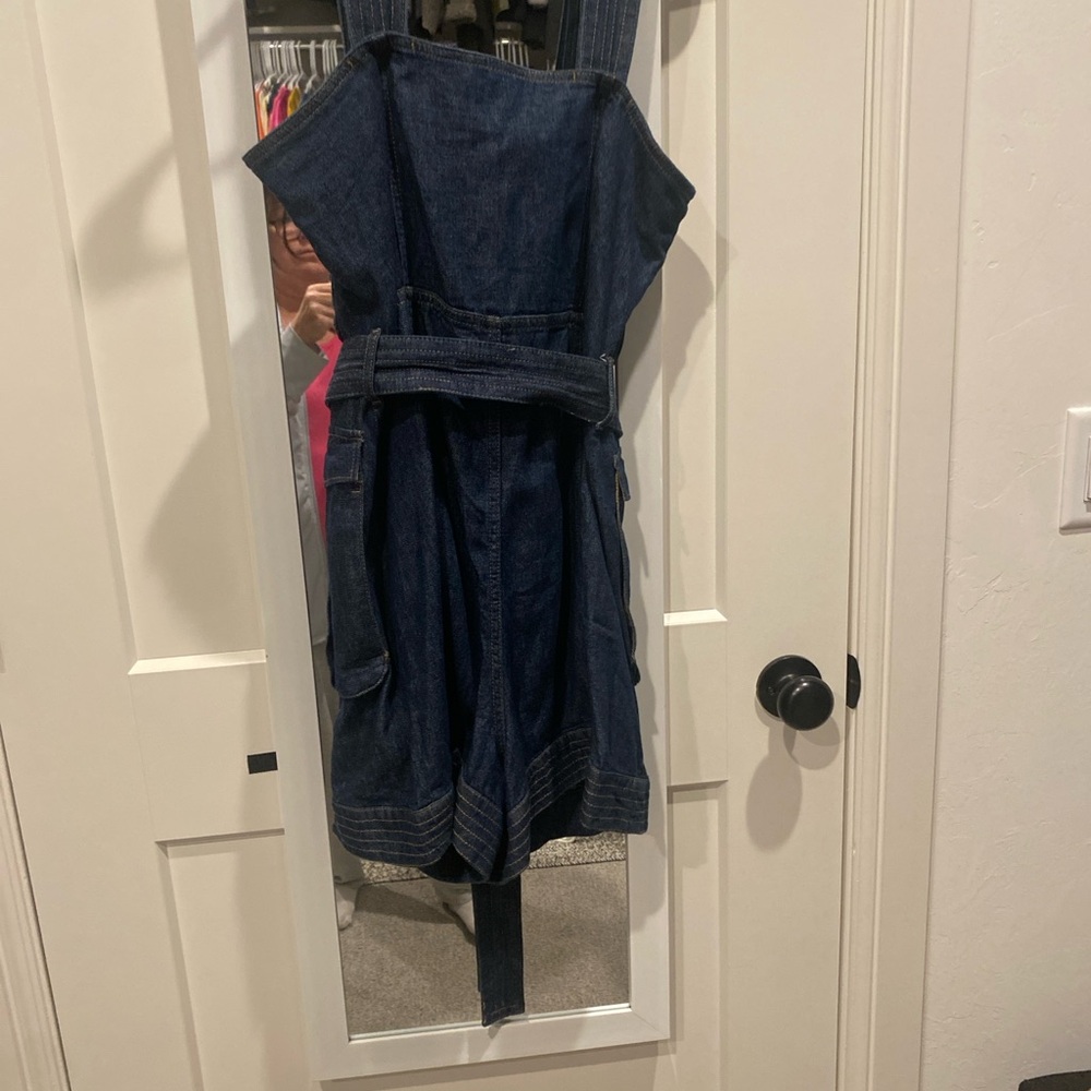 Banana Republic Denim Romper Size 8 - Picture 4 of 6